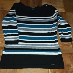 White House Black Market Classic Striped Sweater